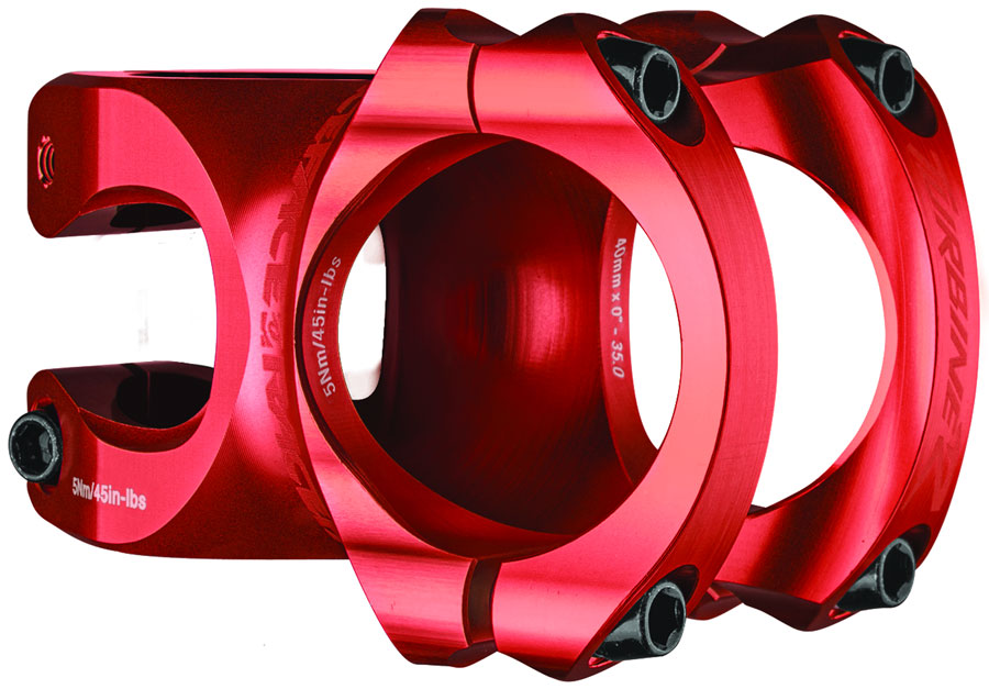 RaceFace Turbine R 35 Stem - 40mm, 35mm Clamp, +/-0, 1 1/8", Red MPN: ST17TURR3540X0RED UPC: 821973377957 Stems Turbine R 35 Stem
