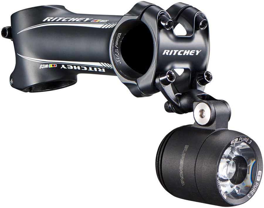 Ritchey Universal Stem Face Plate Accessory Mount: Supernova, Black