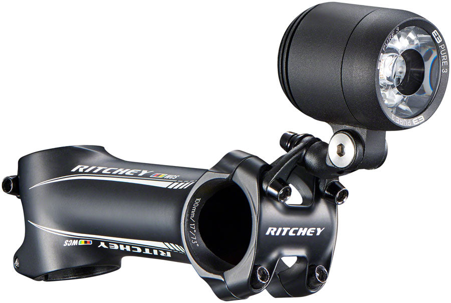 Ritchey Universal Stem Face Plate Accessory Mount: Supernova, Black MPN: 31005317001 UPC: 796941316934 Light Part Universal Stem Accessory Mounts