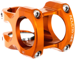 Industry Nine A35 Stem - 40mm, 35 Clamp, +/-8, 1 1/8", Aluminum, Orange MPN: SA35OO40 UPC: 810098985390 Stems A-Series Stem