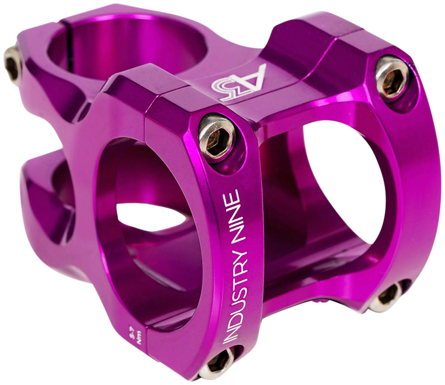 Industry Nine A35 Stem - 50mm, 35mm Clamp, +/-6, 1 1/8", Aluminum, Purple MPN: SA35UU50 UPC: 810098985727 Stems A-Series Stem