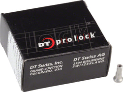 DT Swiss Pro Lock Aluminum Nipples: 2.0 x 12mm, Silver, Box of 100 MPN: NPAF20120N0100 Spoke Nipple Hidden