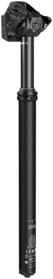RockShox Reverb AXS XPLR Dropper Seatpost - 27.2mm, 75mm Travel, 400mm Total Length, Black, A2 - Dropper Seatpost - Reverb AXS XPLR Dropper Seatpost