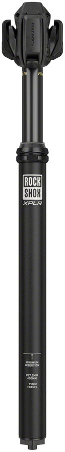 RockShox Reverb AXS XPLR Dropper Seatpost - 27.2mm, 50mm Travel, 400mm Total Length, Black, A2 MPN: 00.6818.069.001 UPC: 710845929595 Dropper Seatpost Reverb AXS XPLR Dropper Seatpost