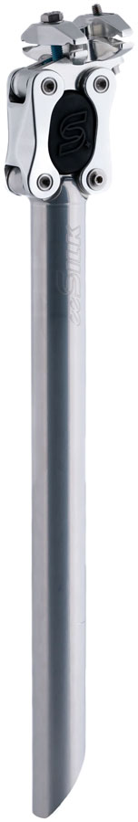 Cane Creek eeSilk+ Suspension Seatpost - Alloy, 27.2 x 387mm, 35mm Travel, Silver MPN: SP8A272S UPC: 840226034829 Suspension Seatpost eeSilk+ Suspension Seatpost