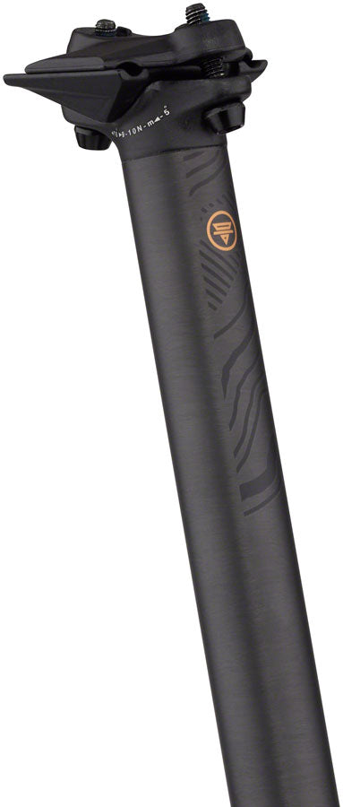 Teravail Stratum Carbon Seatpost - 31.6 x 400mm, 18mm Offset, Black MPN: 19-000574 UPC: 708752494817 Dropper Seatpost Stratum Carbon Seatpost