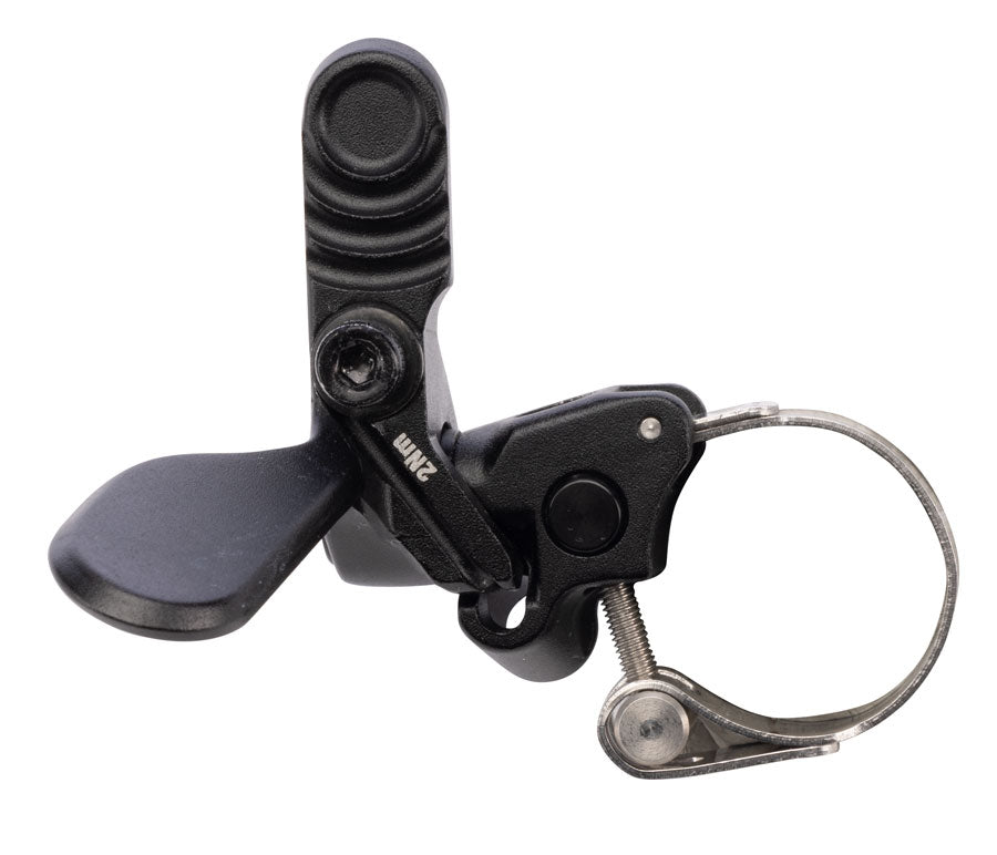 Teravail Drop Bar Remote - Dual-Action, Black MPN: 19-000605 UPC: 708752529748 Dropper Seatpost Remote Telec Drop Bar Dropper Remote