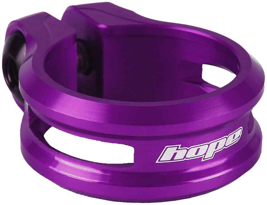 Hope Seatpost Clamp - 34.9mm, Bolt-On, Purple Seatpost Clamp Color