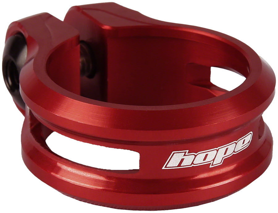 Hope Seatpost Clamp - 34.9mm, Bolt-On, Red Seatpost Clamp Color