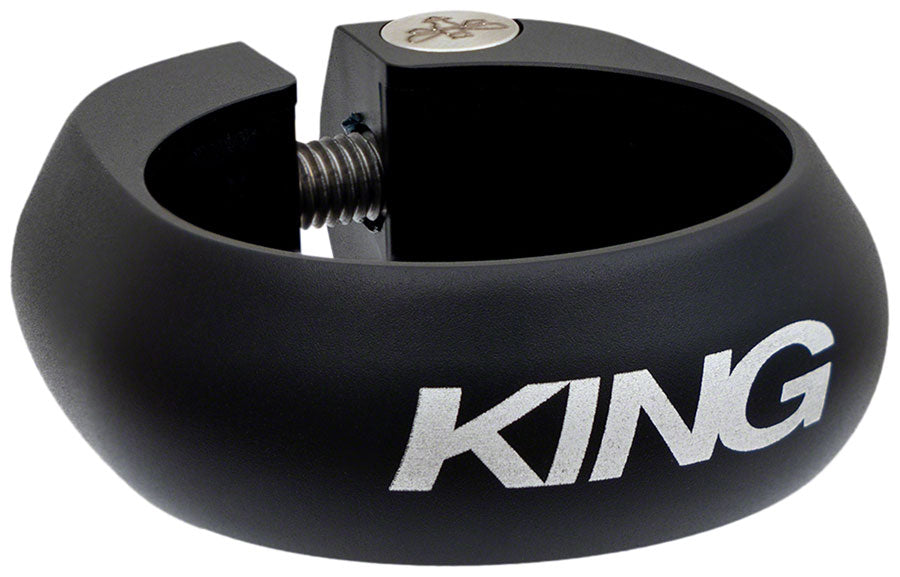 Chris King Seatpost Clamp - 34.9mm, Bolt-On, Matte Black