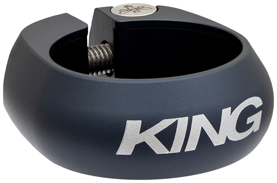 Chris King Seatpost Clamp - 34.9mm, Bolt-On, Midnight Seatpost