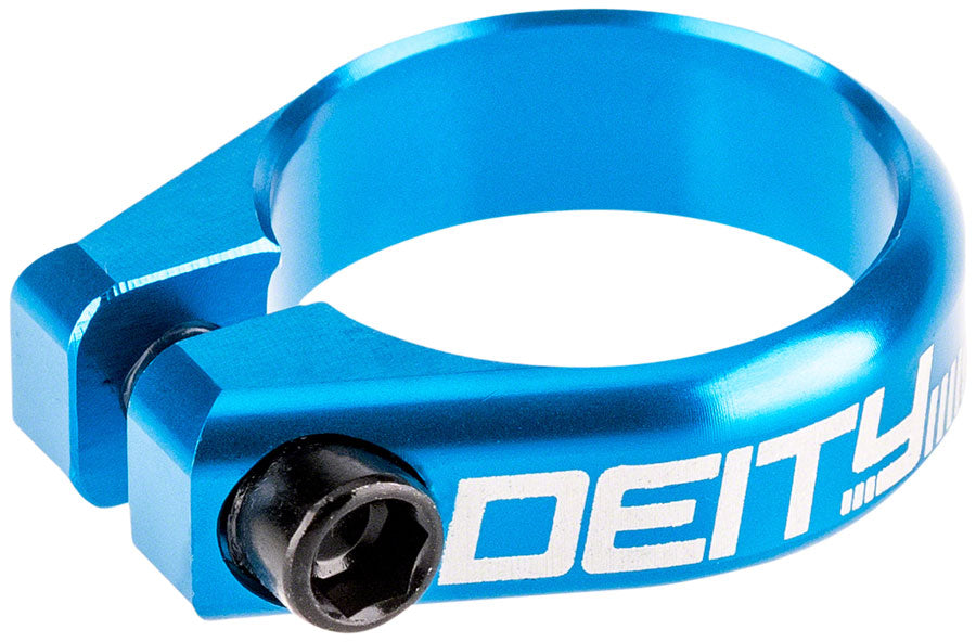 DEITY Circuit Seatpost Clamp - 34.9mm, Blue MPN: 26-CRT34-BL UPC: 817180022643 Seatpost Clamp Circuit Seatpost Clamp