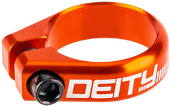 DEITY Circuit Seatpost Clamp - 34.9mm, Orange MPN: 26-CRT34-OR UPC: 817180022650 Seatpost Clamp Circuit Seatpost Clamp