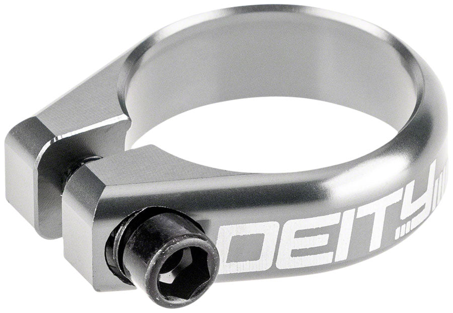 DEITY Circuit Seatpost Clamp - 34.9mm, Platinum MPN: 26-CRT34-PL UPC: 817180022667 Seatpost Clamp Circuit Seatpost Clamp