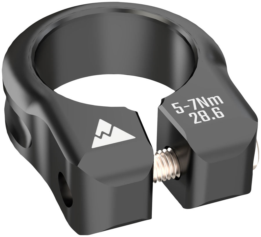 Wheels Manufacturing Seatpost Clamp - 28.6mm, Bolt-On, Black - Seatpost Clamp - Seatpost Clamps