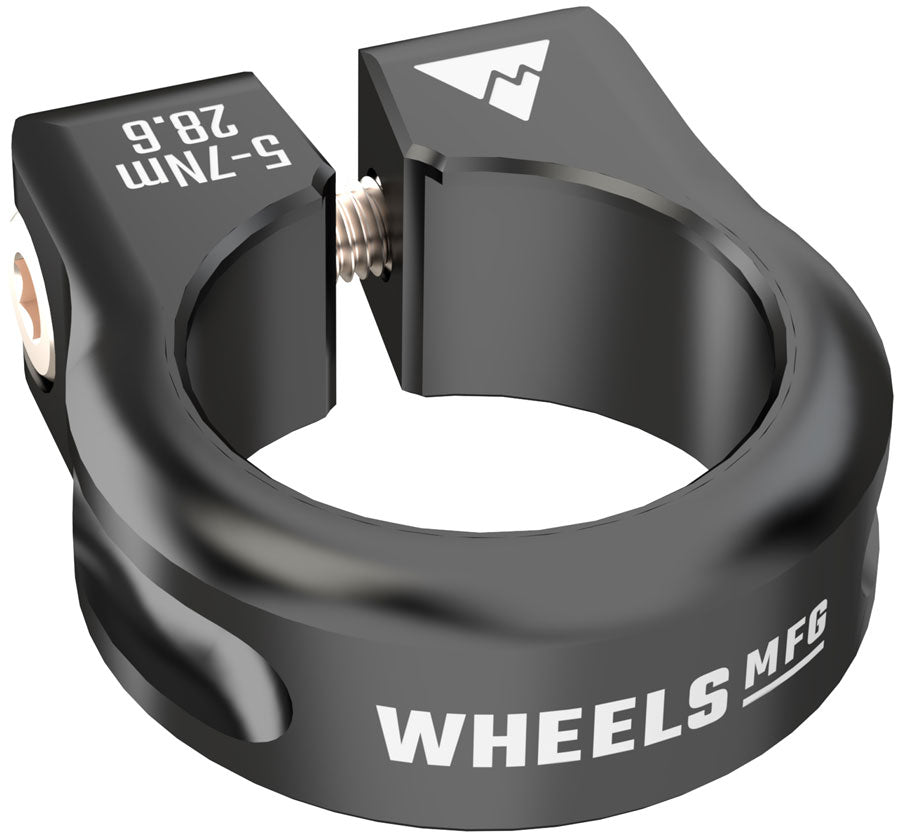 Wheels Manufacturing Seatpost Clamp - 28.6mm, Bolt-On, Black MPN: SPC1-28.6-00 UPC: 810124713270 Seatpost Clamp Seatpost Clamps