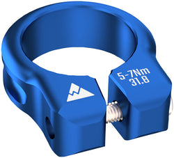 Wheels Manufacturing Seatpost Clamp - 31.8mm, Bolt-On, Blue - Seatpost Clamp - Seatpost Clamps