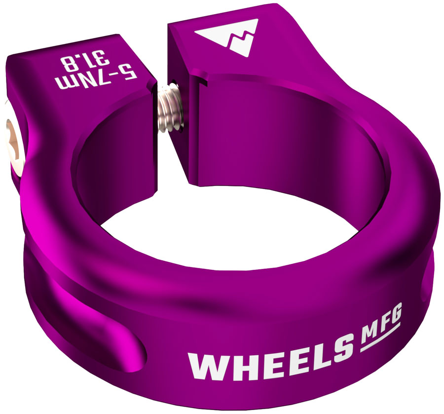 Wheels Manufacturing Seatpost Clamp - 31.8mm, Bolt-On, Purple MPN: SPC1-31.8-07 UPC: 810124713393 Seatpost Clamp Seatpost Clamps
