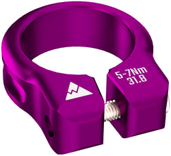 Wheels Manufacturing Seatpost Clamp - 34.9mm, Bolt-On, Purple - Seatpost Clamp - Seatpost Clamps