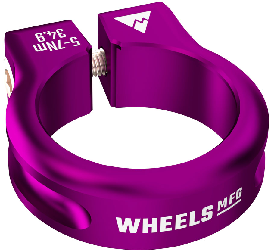 Wheels Manufacturing Seatpost Clamp - 34.9mm, Bolt-On, Purple MPN: SPC1-34.9-07 UPC: 810124713461 Seatpost Clamp Seatpost Clamps