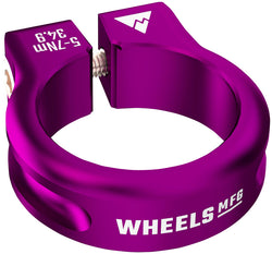 Wheels Manufacturing Seatpost Clamp - 34.9mm, Bolt-On, Purple MPN: SPC1-34.9-07 UPC: 810124713461 Seatpost Clamp Seatpost Clamps