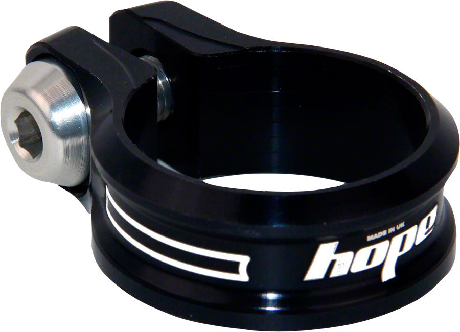 Hope Seatpost Clamp - 31.8mm, Bolt-On, Black