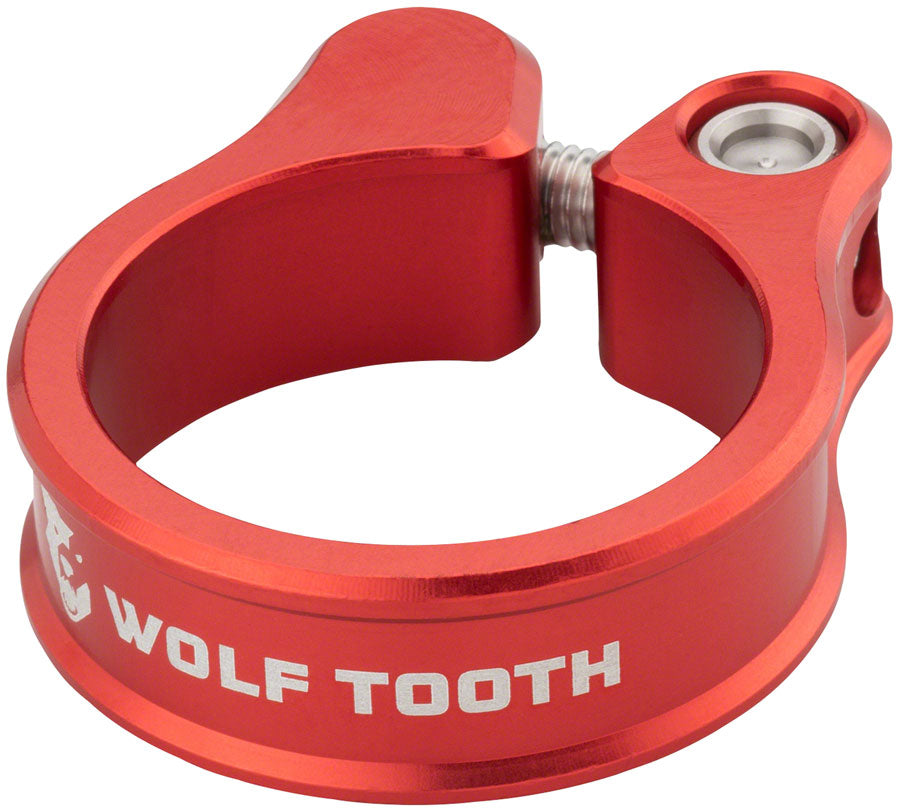 Wolf Tooth Seatpost Clamp - 29.8mm, Bolt-On, Red MPN: SC-30-RED UPC: 810006800012 Seatpost Clamp Seatpost Clamp