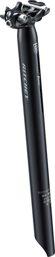 Ritchey WCS 1-Bolt Seatpost: 31.6, 400mm, 20mm Offset, Blatte MPN: 41055427023 UPC: 796941416337 Seatpost WCS 1-Bolt Seatpost