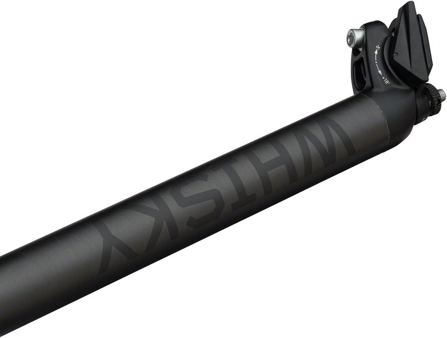 WHISKY No.7 Carbon Seatpost 31.6 x 400mm 18mm Offset Matte Carbon Worldwide Cyclery