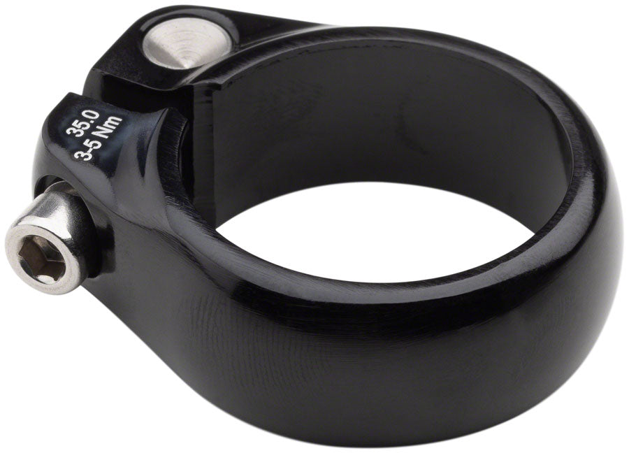 Salsa Lip-Lock Seat Collar 35.0mm Black UPC: 657993172148 Seatpost Clamp Lip-Lock Seat Collar