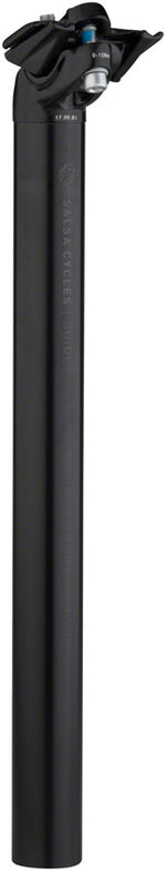 Salsa Guide Deluxe Seatpost, 27.2 x 350mm, 18mm Offset, Black - Seatpost - Guide Deluxe Alloy Seatpost