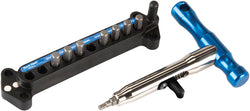 Park Tool QTH-1  Quick Change Bit Driver Set, 8 bits MPN: QTH-1 UPC: 763477006967 Ratchets & Bits Quick Change Bit Driver Set