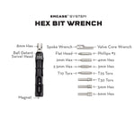 Wolf Tooth EnCase System Hex Bit Wrench Multi Tool - Bike Multi-Tool - EnCase System Hex Bit Wrench