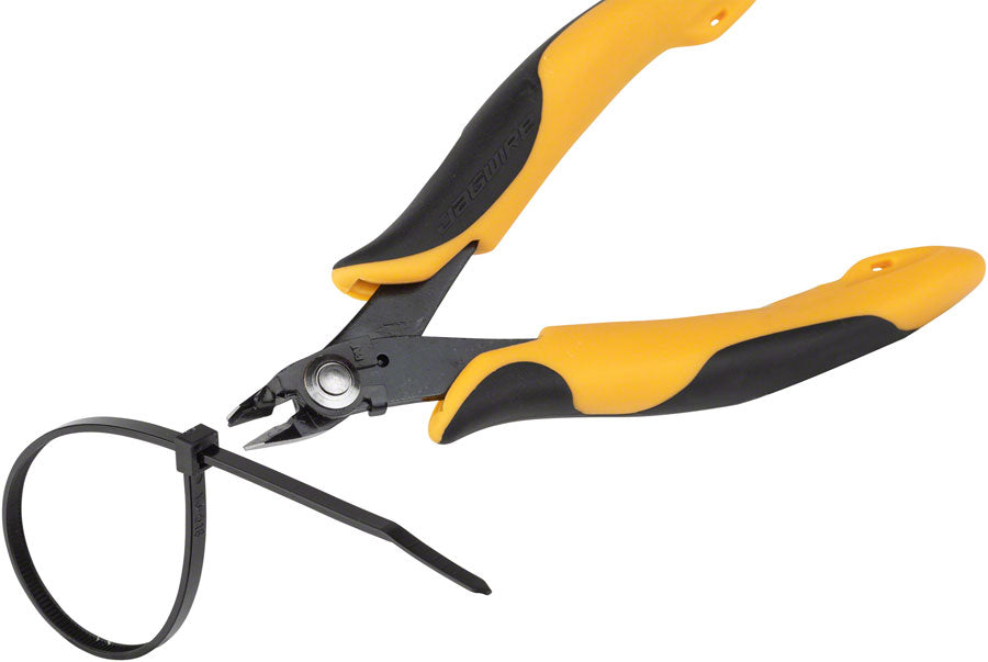 Jagwire Sport Zip-Tie Flush Cutter with Holding Function, Yellow