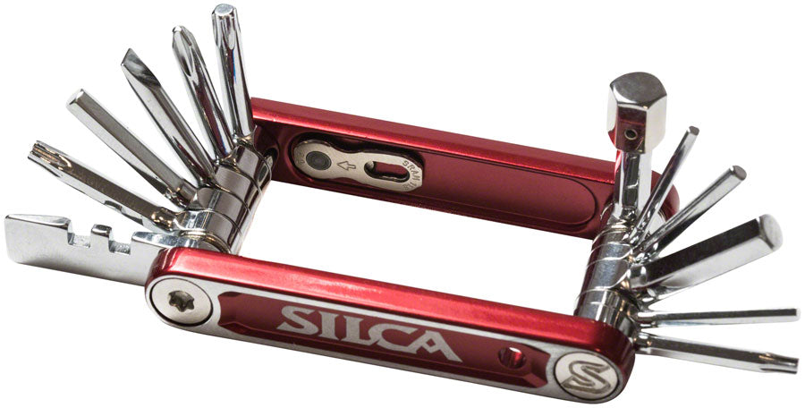 Silca Italian Army Knife Multitool - Tredici MPN: AM-TL-MIT-ASY-002 UPC: 853740005619 Bike Multi-Tool Italian Army Knife - Tredici