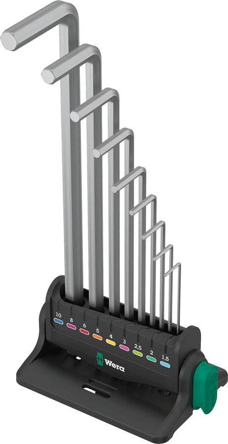 Wera 950/9 Hex-Plus Chrome 8 L-Key Wrench Set - Metric Hex Wrench
