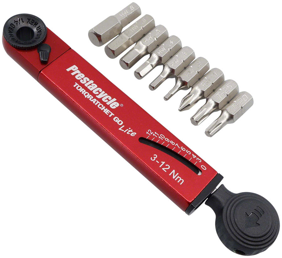 Prestacycle TorqRatchet GO LITE Multi Tool MPN: 92285 UPC: 689466922851 Bike Multi-Tool TorqRatchet GO LITE Multi Tool