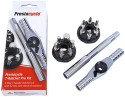 Prestacycle T-Ratchet Pro Tool Kit MPN: 92273 UPC: 689466922738 Bike Multi-Tool Prestacycle T-Ratchet Pro Multi Tool