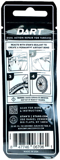 Stan's Dart Tubeless Repair Refills - 6pack MPN: TP0045 UPC: 847746067061 Tubeless Patch Kit Dart Tubeless Repair Refills