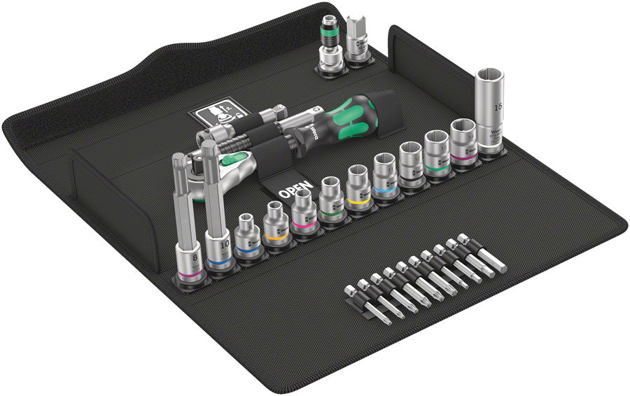 メンテナンス WERA bicycle set 7 Wera Bicycle Set 7 - Zyklop Speed Ratchet, Bits, and Socket Set