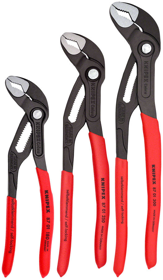 Knipex Cobra Pliers Set - 3 Piece, 7