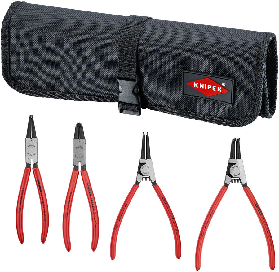 Knipex Circlip Pliers Set in Tool Roll - 4 Piece MPN: 00 19 56 UPC: 843221003579 Plier Circlip Pliers Set