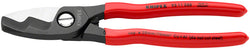 Knipex Cable Shears with Twin Cutting Edge - 8" - Cable Cutter - Cable Shears with Twin Cutting Edge