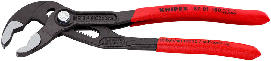 Knipex Water Pump Pliers Adjustable - 7 1/4" MPN: 87 01 180 SBA UPC: 843221000912 Plier Cobra Water Pump Adjustable Pliers