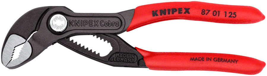 Knipex Water Pump Pliers Adjustable - 5" MPN: 87 01 125 SBA UPC: 843221009212 Plier Cobra Water Pump Adjustable Pliers