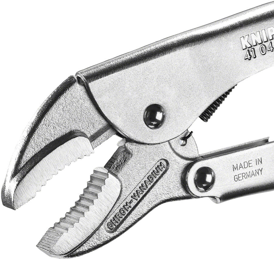 Knipex Grip Pliers Round Jaws - Forged Steel, 10" - Plier - Grip Pliers Round Jaws