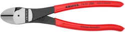 Knipex High Leverage 12deg Angle Diagonal Cutters - 8" MPN: 74 21 200 SBA UPC: 843221000448 Plier High Leverage Angled Diagonal Cutters