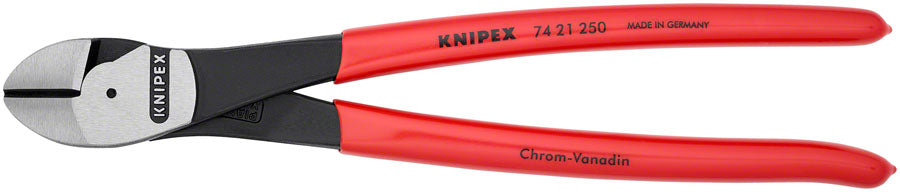 Knipex High Leverage 12deg Angle Diagonal Cutters - 10" MPN: 74 21 250 SBA UPC: 843221000400 Plier High Leverage Angled Diagonal Cutters