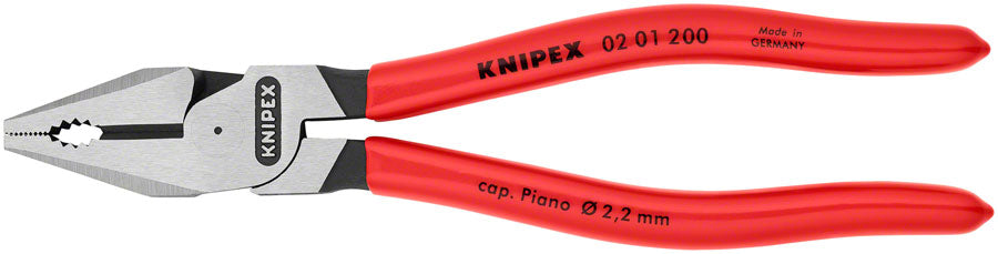 Knipex High Leverage Combo Pliers ForgSteel - 8" MPN: 02 01 200 SBA UPC: 843221018603 Plier High Leverage Combination Pliers