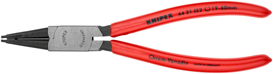 Knipex Internal 45deg Angle Snap Ring Pliers - 7" MPN: 44 31 J22 SBA UPC: 843221008710 Plier Internal Angled Snap Ring Pliers